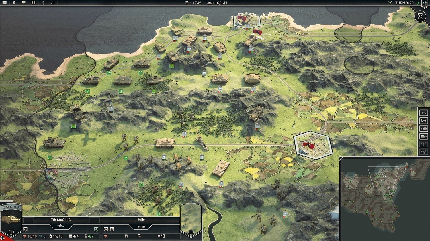 二战回合制策略游戏「装甲军团2」v1.2.4中文版 - 情久项目资源网